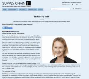 Black Friday - How to avoid being scammed