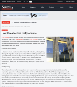 Interviews How threat actors really operate
