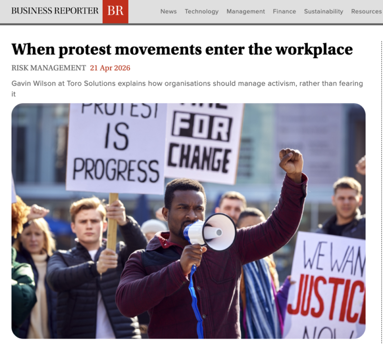 When protests enter the workplace